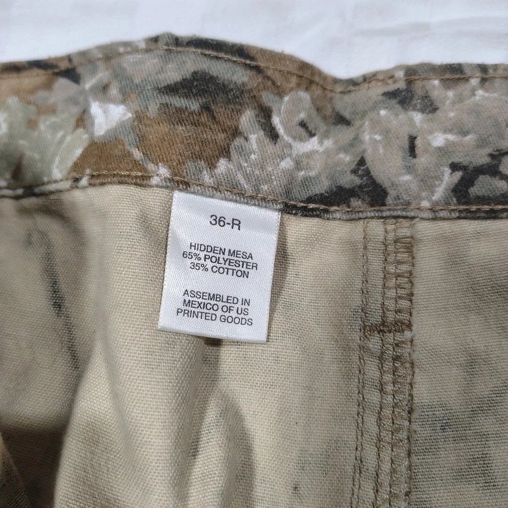 Hidden Mesa Pants Mens 36x32 Camo Desert Shadow Cargo Hunting Outdoor
